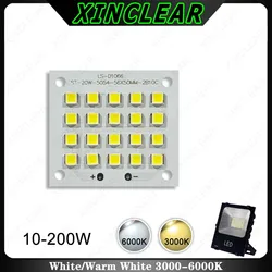 Panel świetlny LED o wysokiej jasności 20W biały ciepły biały DC30V SMD COB 5054 Chip 56x50mm PCB koralik świetlny tablica do reflektora światło uliczne