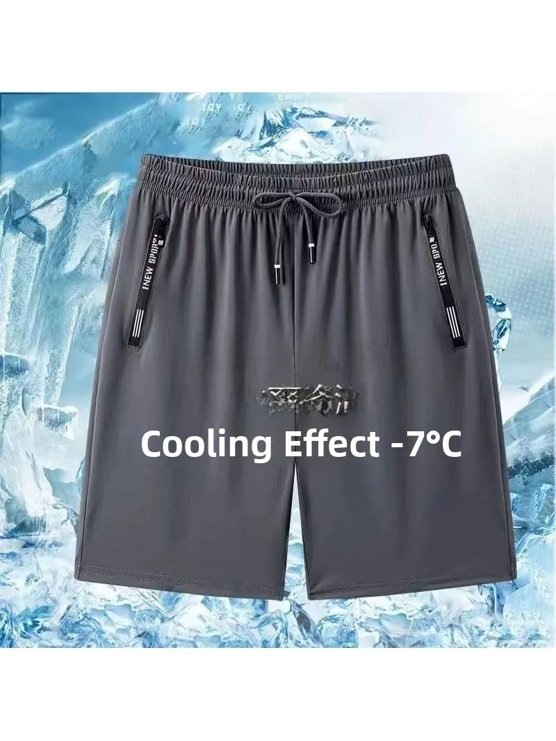 

Qui Dry Lightweight Ice Silk Мужские орты Пляжная одежда длиной пять дюймов Спорт Досуг Спортивные орты Тонкая модель Корейский сле