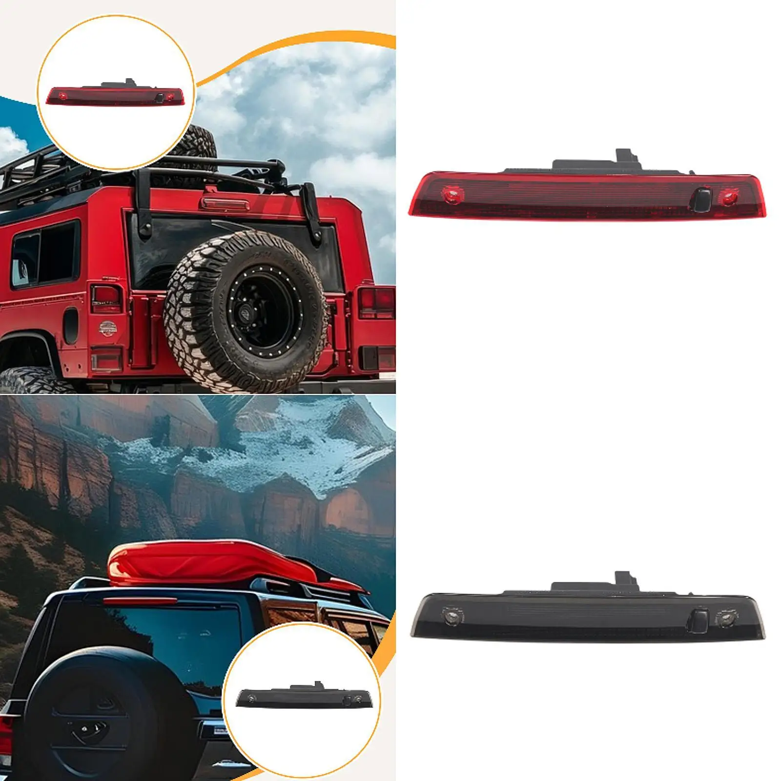 

Third Stop Lamp 55157397Ab 55157397AD Replacement Spare Parts Vehicle Accessory Simple Installation for Jeep Grand Cherokee