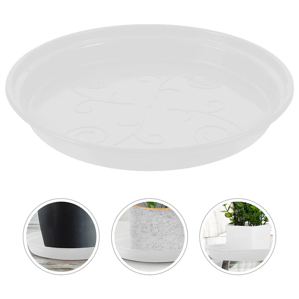 

12Pcs Thick Flower Pot Saucer Round Plant Tray Drip Plate for Indoor Plants Water Drainage Base Potted Plant Accessories