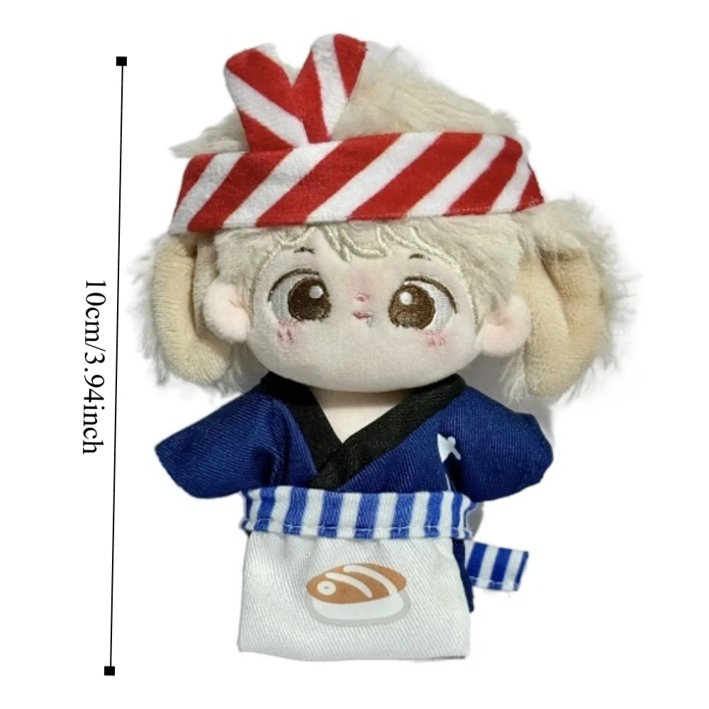Clothes Sushi Chef 10cm Cotton Clothes Dress Up Japanese Style Clothes Outfit Apron Lovely Clothes Set Children's Gift