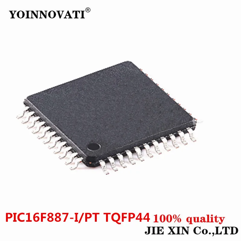 5-100Pcs New Original PIC16F887 PIC16F887-I PT TQFP44 8-bit microcontroller MCU 14KB flash module Wholesale