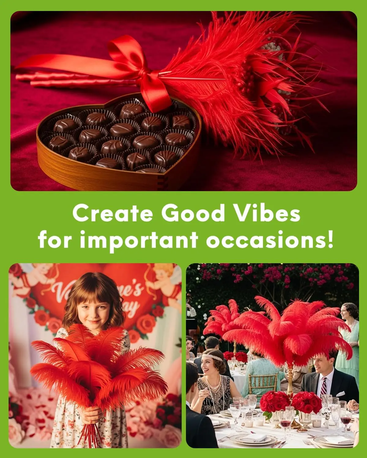 Plumes d'autruche naturelles, 10 pièces, centres de Table artisanaux pour mariage, fête à domicile, décoration de jour de noël, Plumes, décoration de Vase artisanal DIY