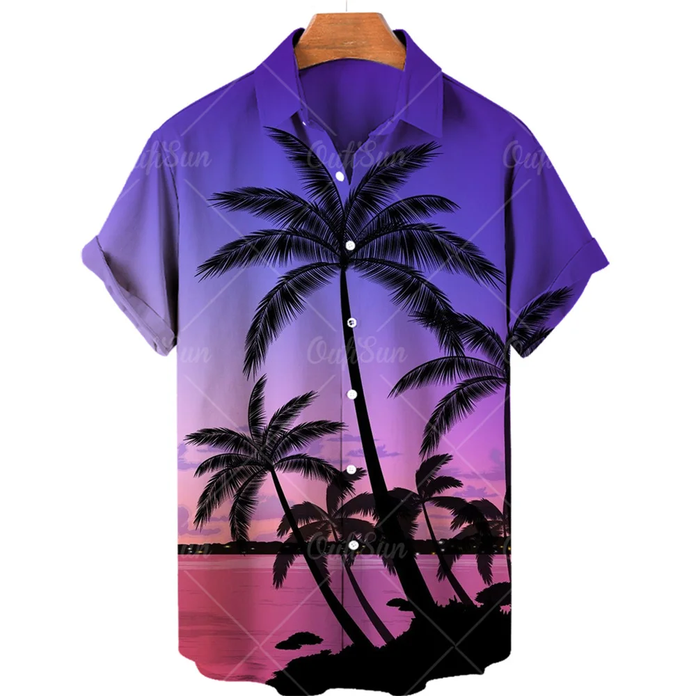 Camisa hawaiana de verano para hombre, camisa informal con estampado 3d de flores, planta de playa, 5xl talla grande, venta, ropa importada