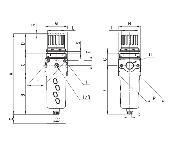 Customized Kangmaosheng CAMOZZI MC202-D00 Pressure Reducer/filter MC104-D00 MC238-D00