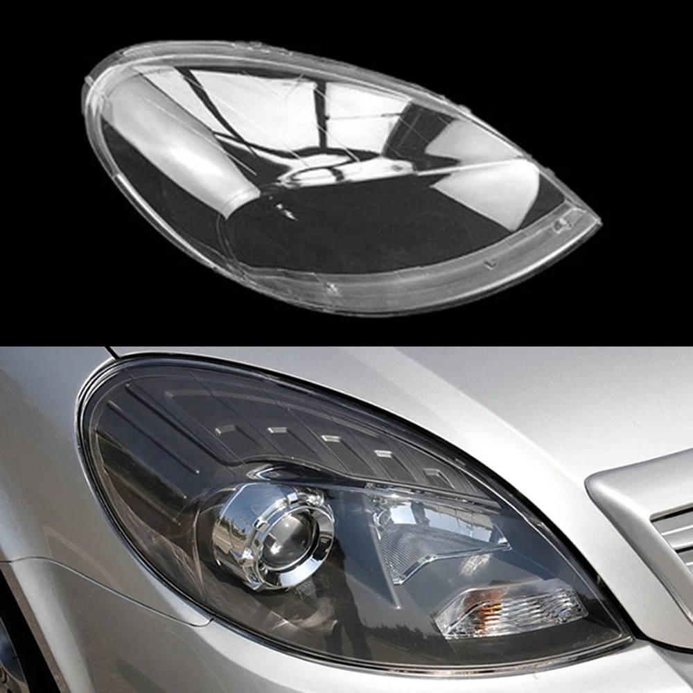 For Lifan 520 2010 2011 Black Car Headlight Glass Headlamp Transparent Lampshade Lampcover Lamp Shell Auto Lens Cover Light Case