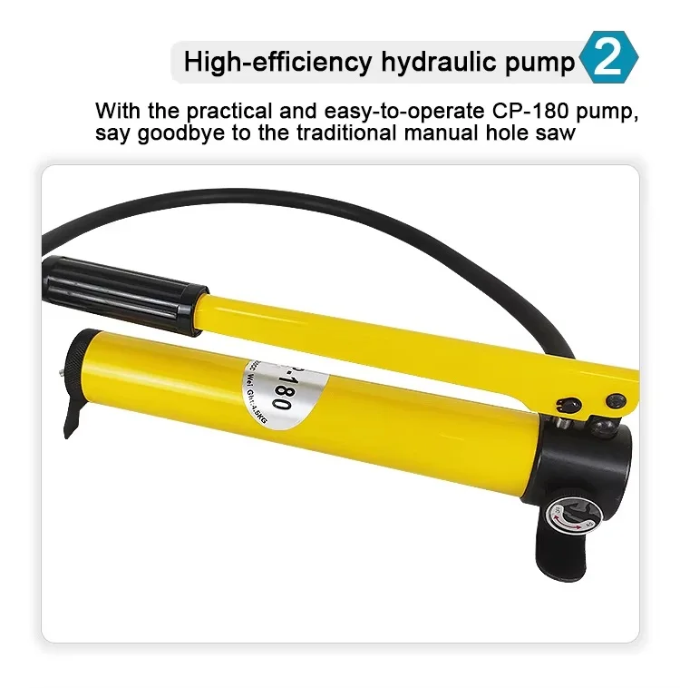 SYK-8A SYK-8B Strumento idraulico per punzonatrice per fori Scatola di distribuzione per punzonatrice per piastre in acciaio inossidabile Dia16mm-60mm