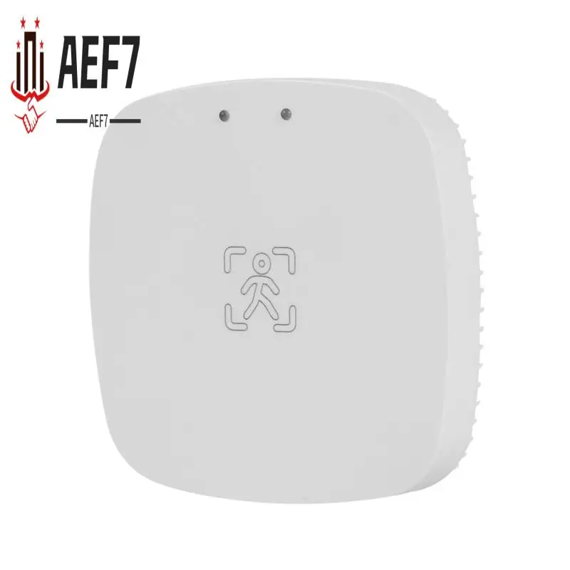 

AEF7-Tuya Zigbee Mmwave Human Presence Sensor Microwave Radar Detection PIR Motion Sensor With Luminance Wall Mount
