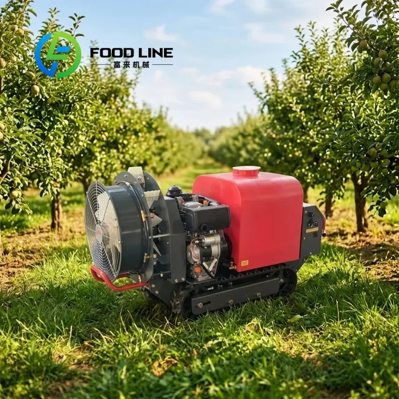 Remote Control Crawler Sprayer Shock Absorbing Track Sprayer Reduce Vibration To Guarantee Stable Spraying On Rough Farm Surface