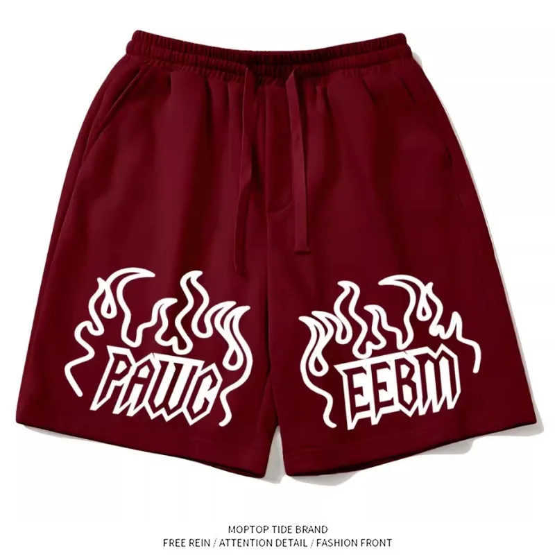 Men's Five-Quarter Short Shorts Thin Summer Outdoor Wear Casual Sports American Style Trendy Brand Handsome Versatile Boys Pants