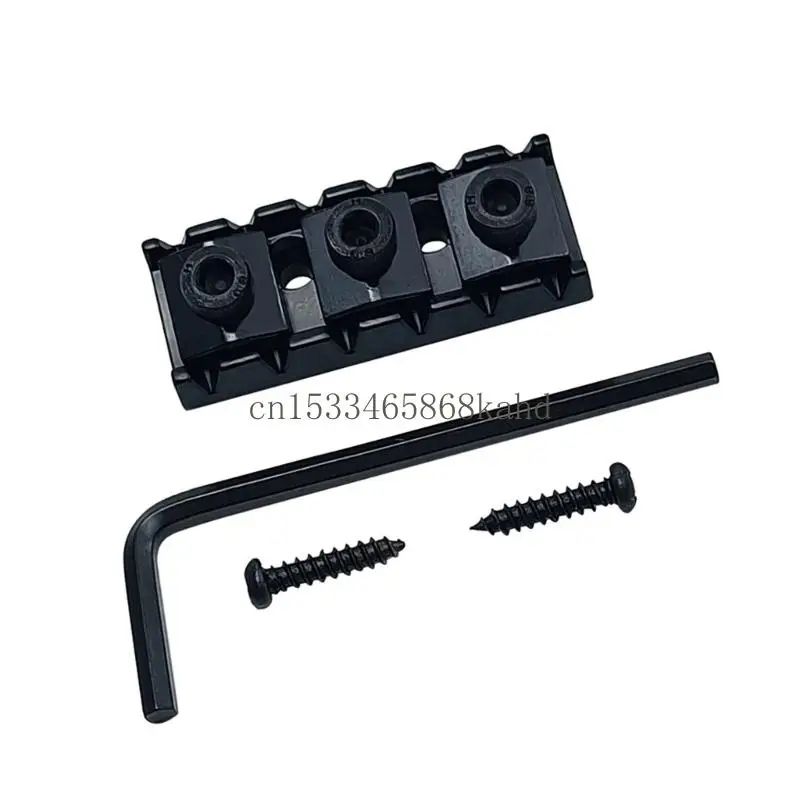 Premium Zincs Alloy Guitar Bridge Lock 42mm 43mm Quick Installation Secure Tuning For Double Tremolo Systems X5QF
