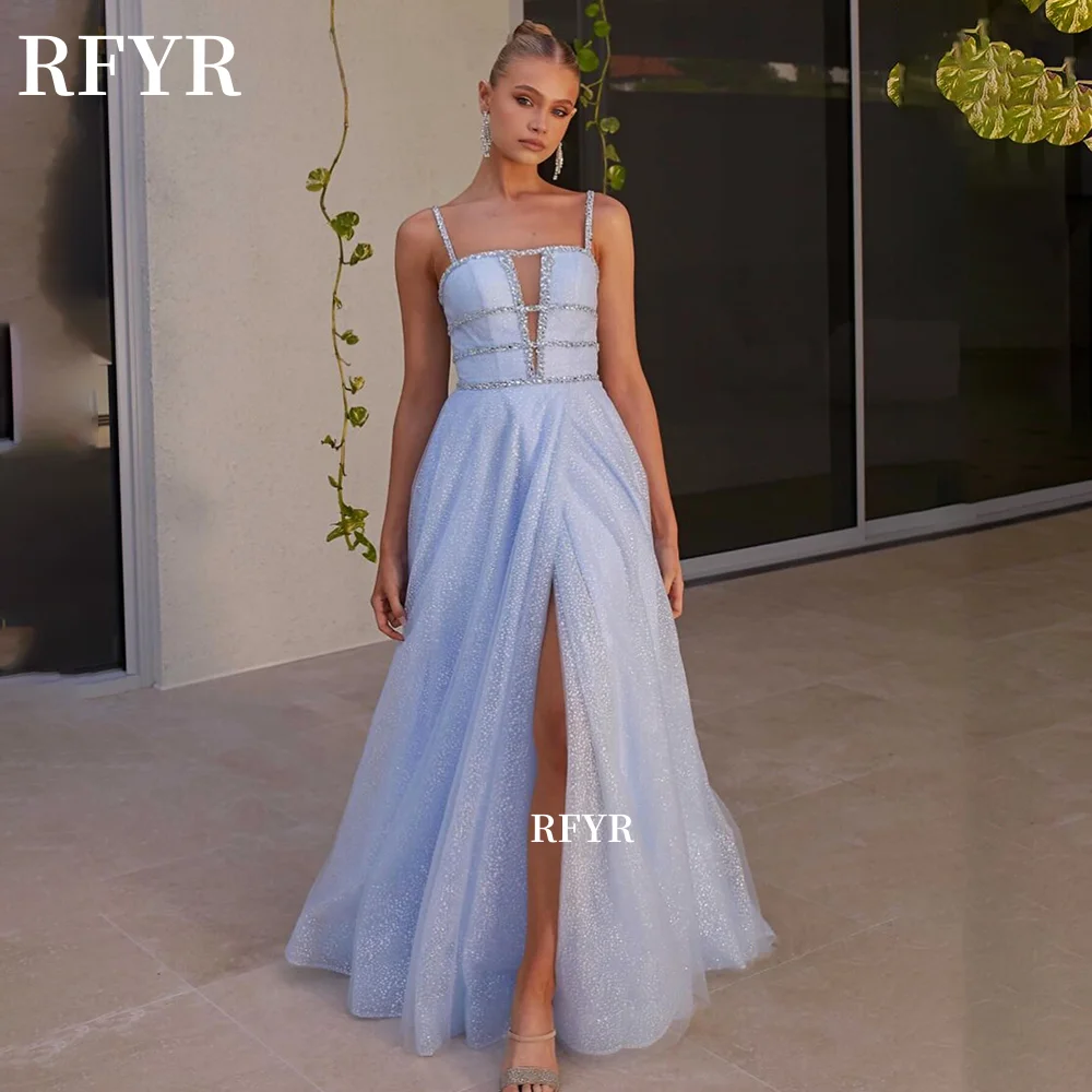 

RFYR Sexy V Neck Party Dress Crytal Stones Prom Dress Shiny Princess Gowns Luxury Ball Gowns vestidos de fiesta Customized