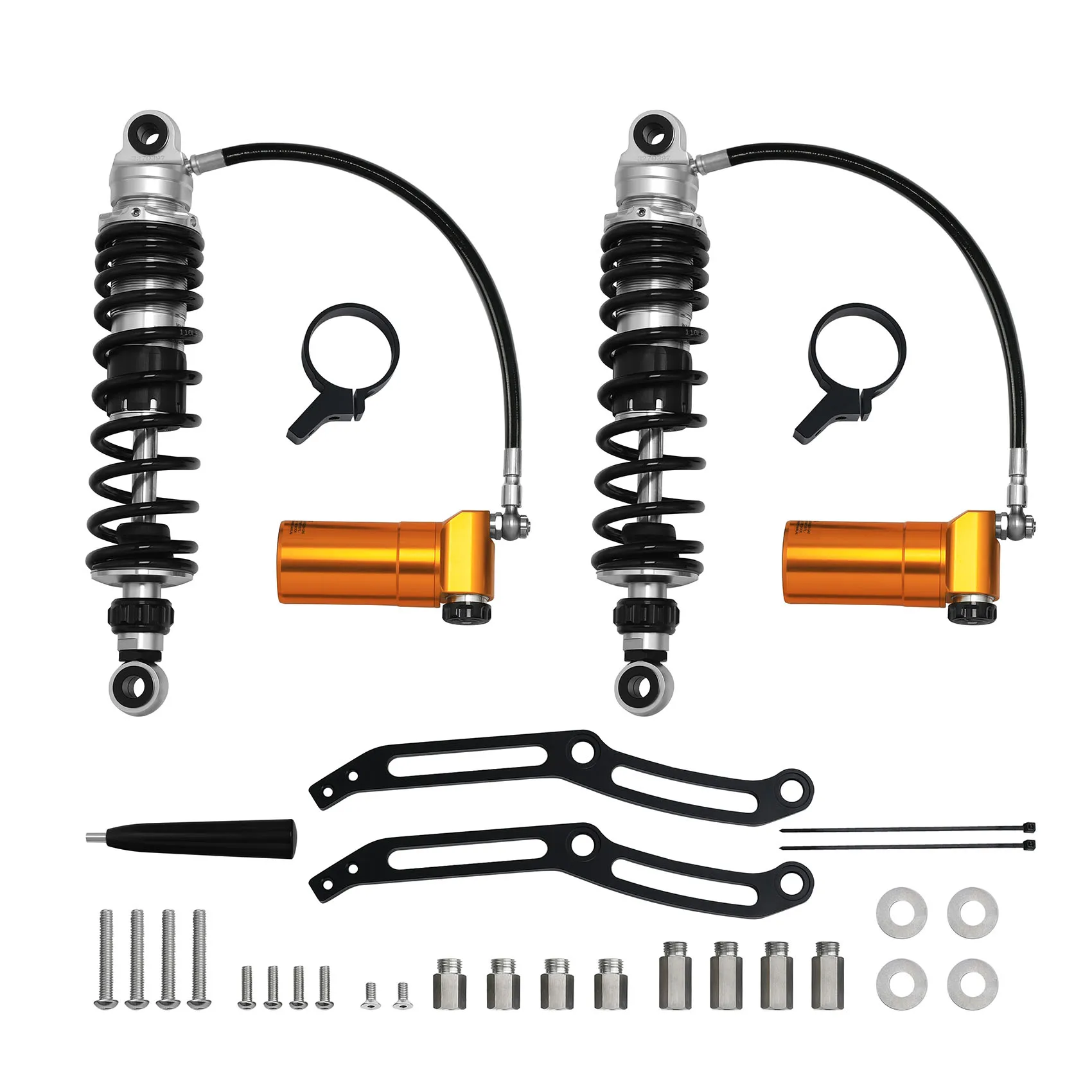 Suspensiones traseras de depósito remoto, amortiguadores para Harley Touring Electra Street Glide ST Road King Special Ultra Limited 2014-2023