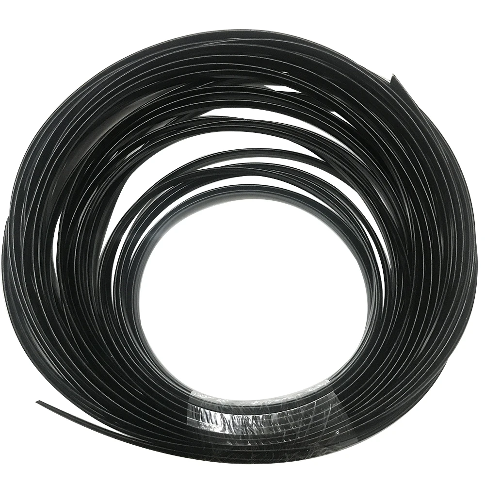 4Pin 6pin 8pin 10pin Flat Signal Cable Electrical Wire Telephone Wires With Black Grey Color Electrical Wire Telephone Wire