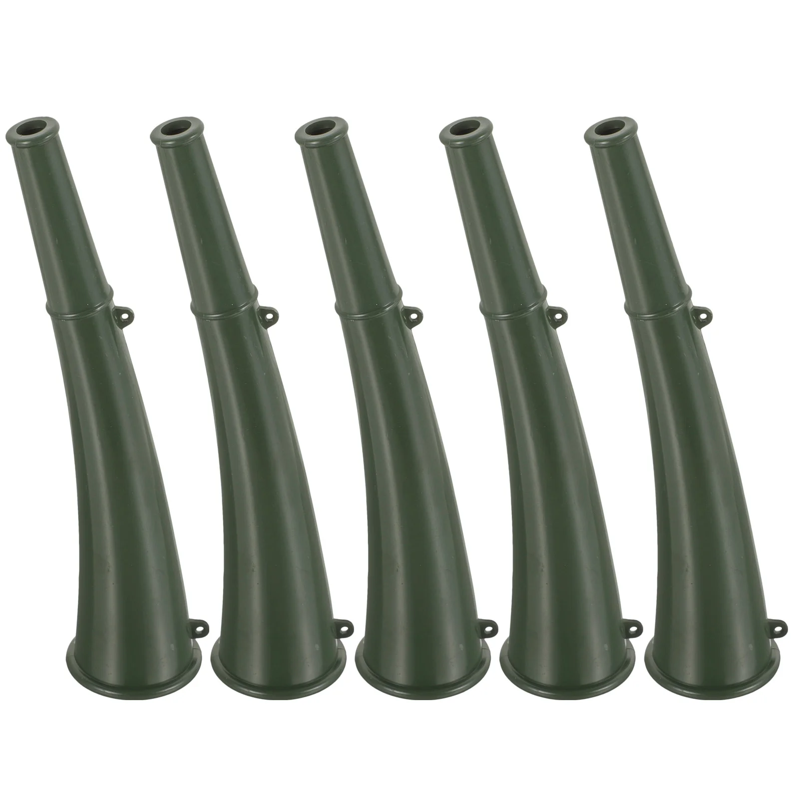 

5 Pcs Handheld Tactics Trumpet Whistle Outdoor Playset Soccer Horn 165x37cm Plastic Graduations Party