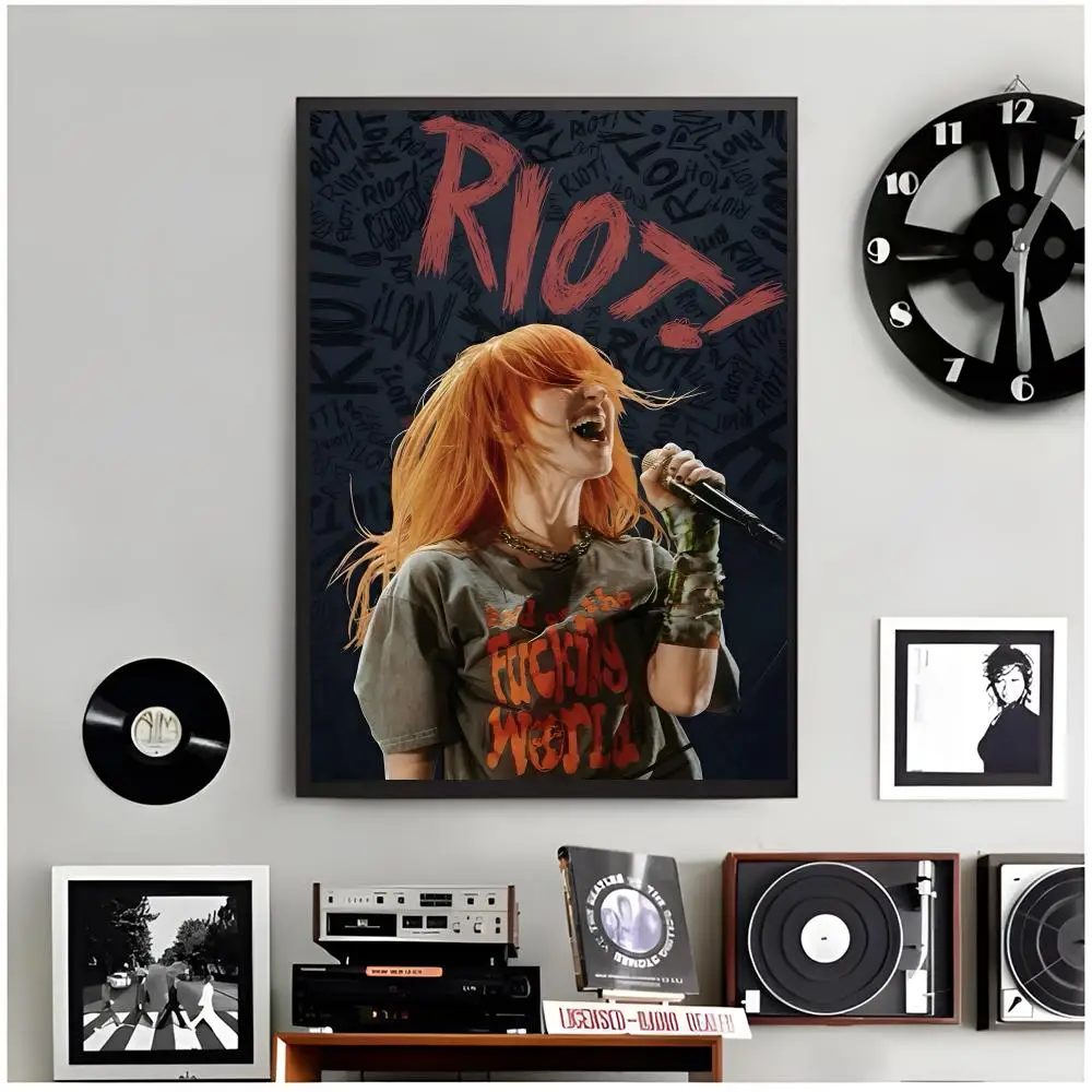 pop punk P-Paramore Poster Modern Wall Art Home Decor Living Room Decorative Print Unframed