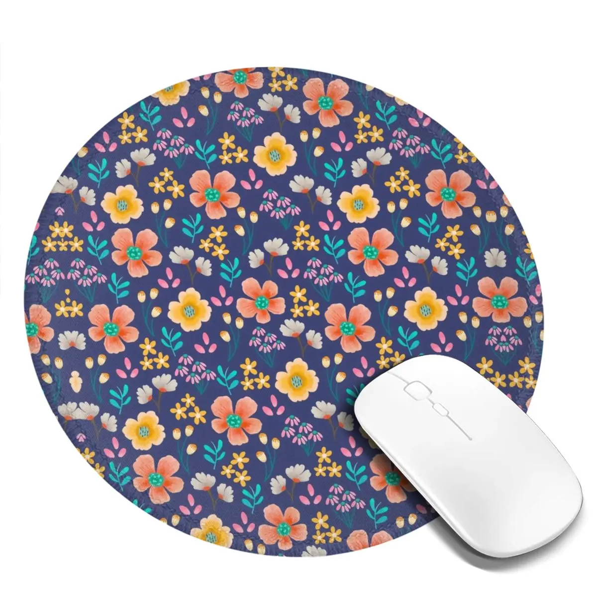 Gamer Mouse Pad Vibrant Bright Flowers Mousepad Desk Accessories Cute Floral Print Fashion Mouse Mats For Laptop PC MacBook