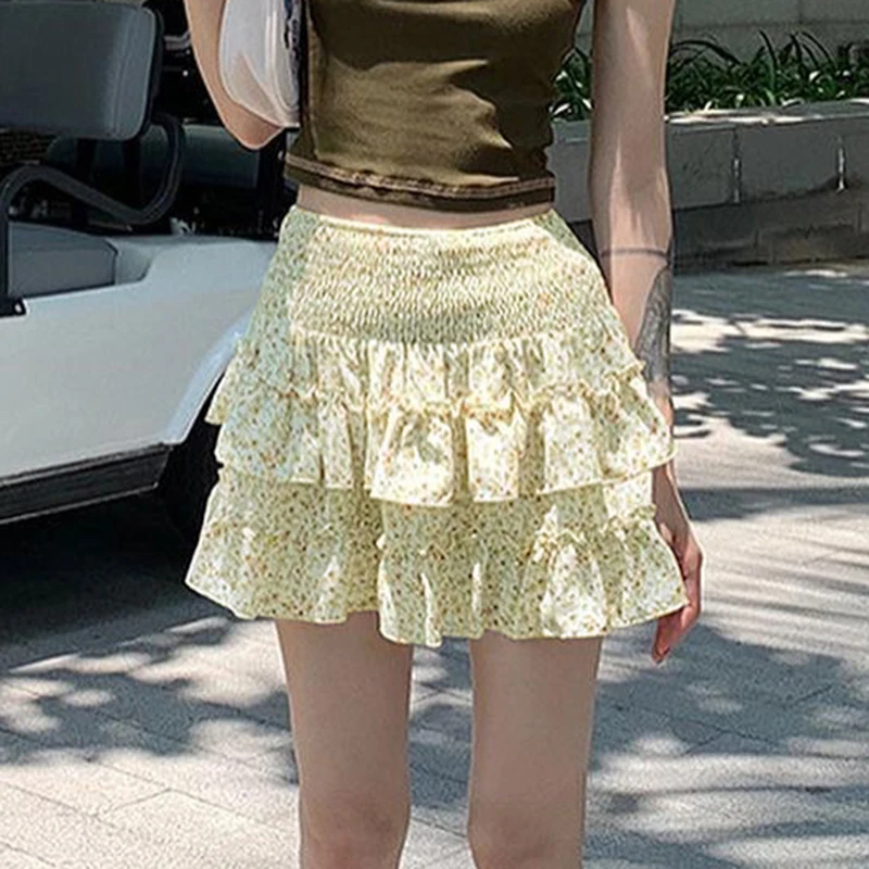 

Women Pleated Skirt Sexy Summer New Black Fashion Print Partywear Casual Slim Pleated Mini Skirt Elegant Female Versatile Skirt