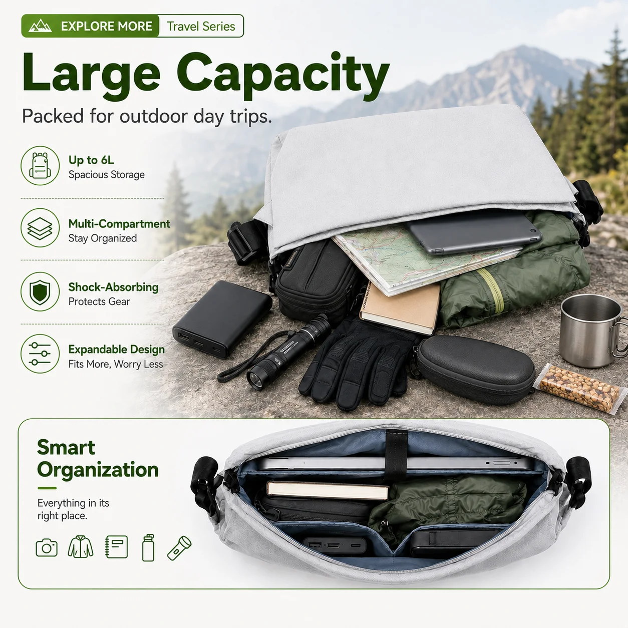 Borsa a tracolla da esterno di - Photography Gear recensione e prezzo