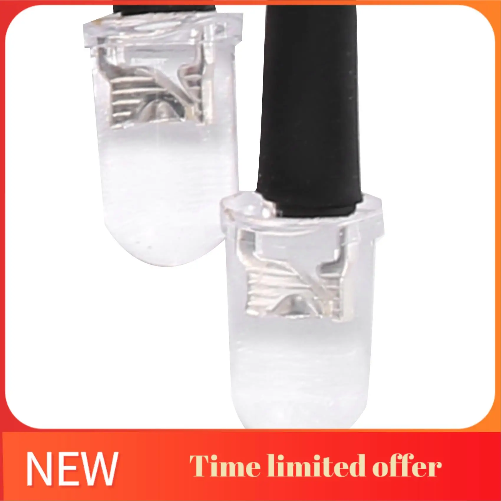 A42T-5Pcs 6 LED Light 5Mm 4 White 2 Red Light For 1/8 1/10 Axial SCX10 Traxxas TRX4 D90 HSP HPI Tamiya Redcat RC Car