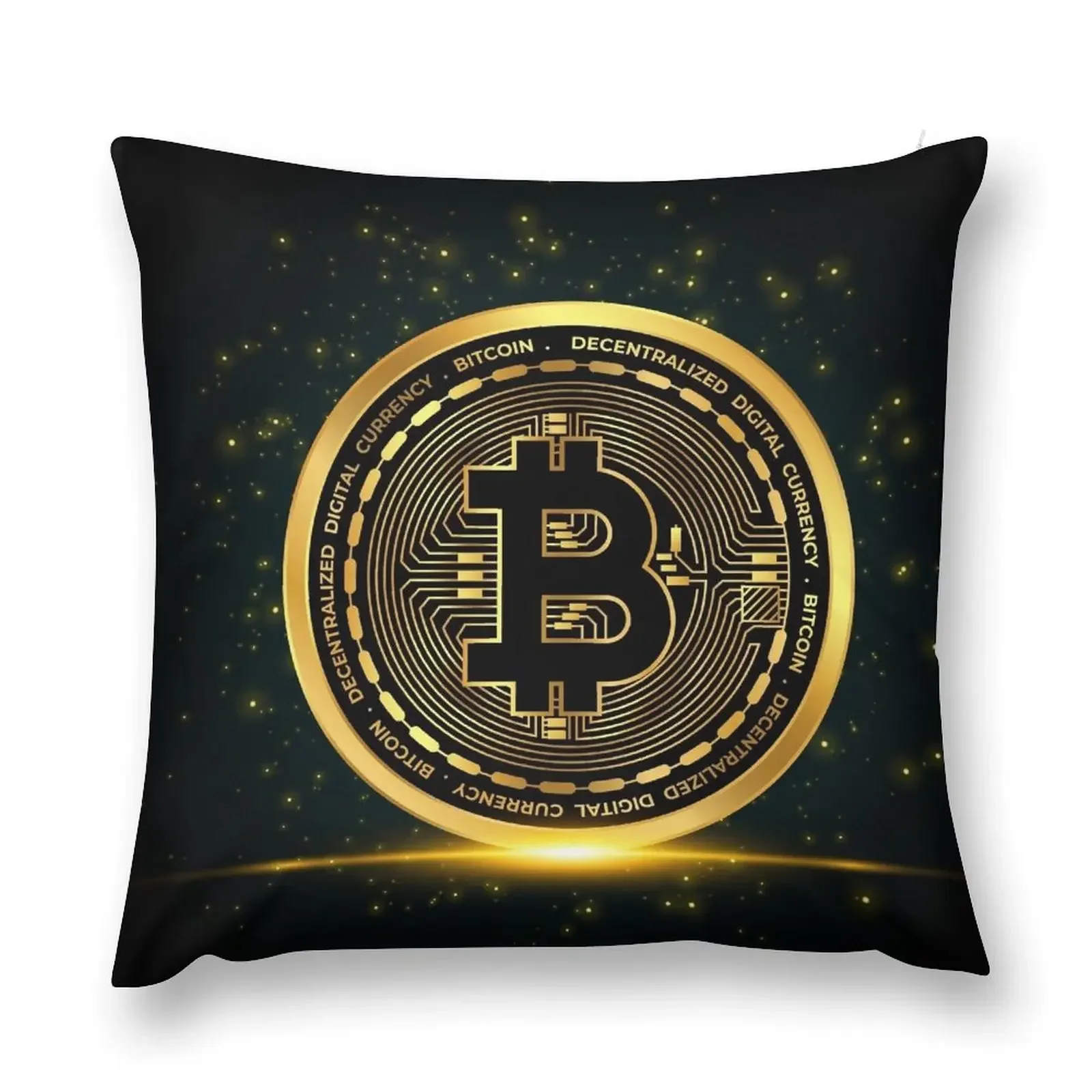 

Bitcoin Crypto Throw Pillow luxury sofa pillows Cushion Cover Set Pillowcases Throw Pillow Covers pillow