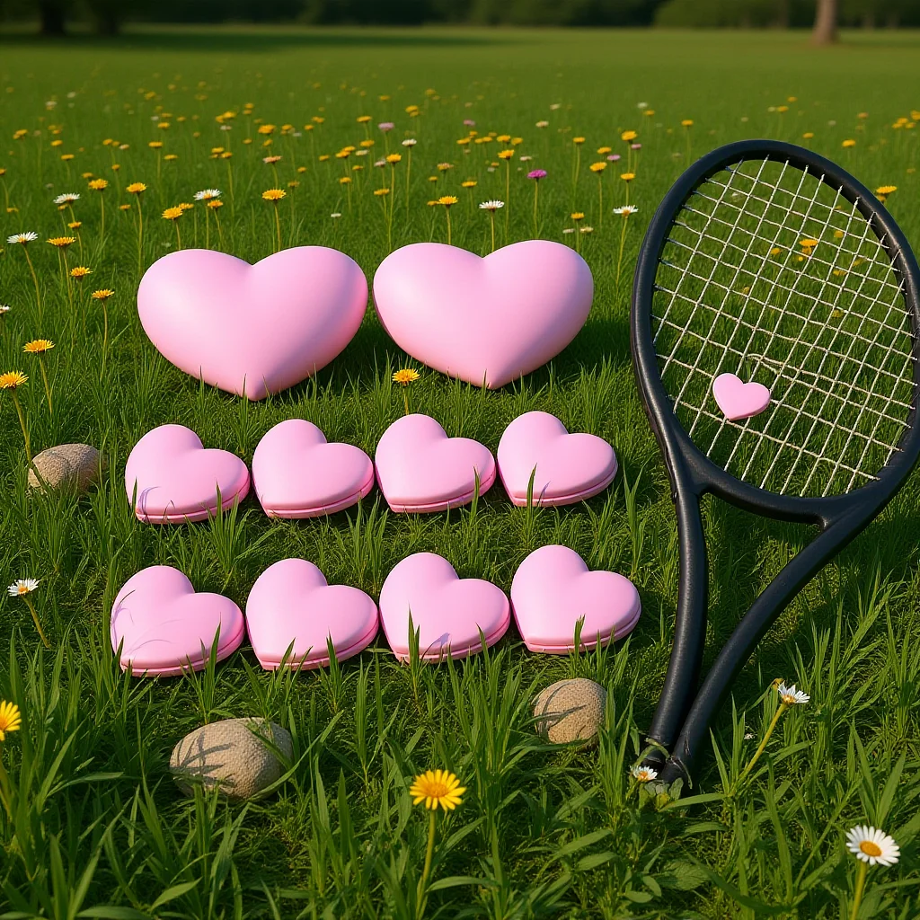 

10Pcs Tennis Racket Vibration Dampener Heart-Shaped Silicone Shock Absorber Easy Install Tennis String Vibration Dampener
