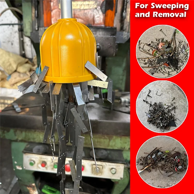 

HHO-Magnetic Bulk Parts Lifter Long Reach Handle Powerful Material Handling Magnet For Picking Nails Screws Nuts And Small