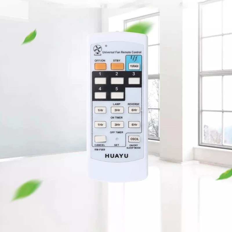 FAN-989V Replacement Fan Remote Control Controller Universal Without Voice