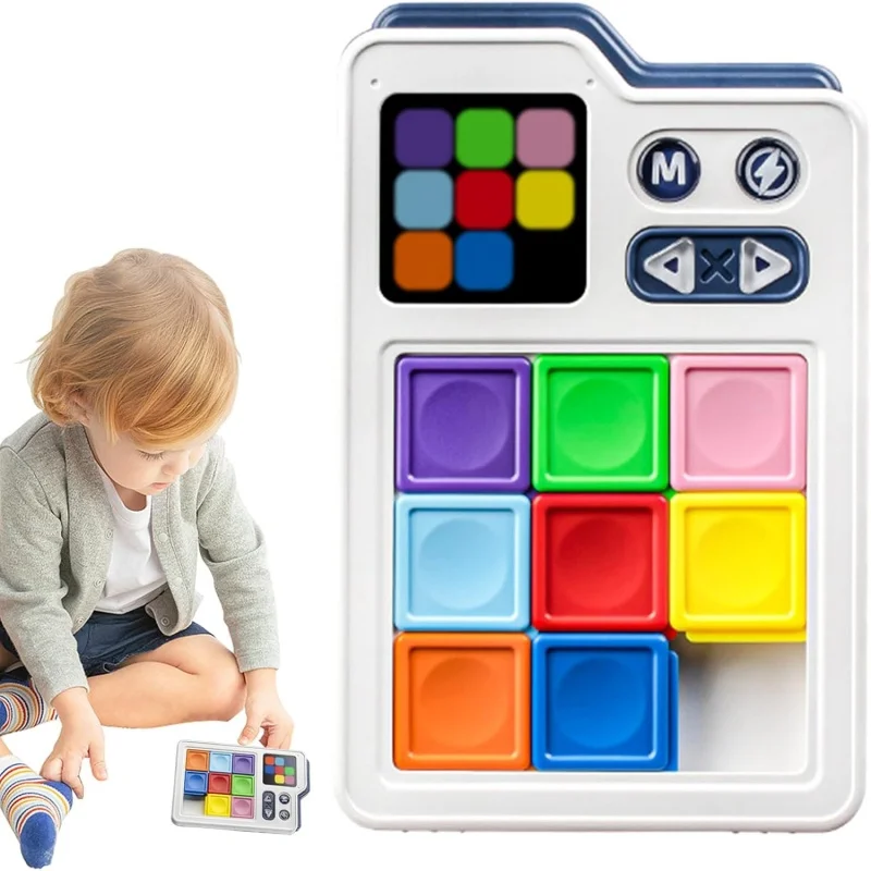 لعبة الجيب الإلكترونية ذات الشريحة، ألغاز تدريب الدماغ، ثلاثة أوضاع لعب، مستويات سهلة التشغيل، لعبة تحدي التفكير المنطقي