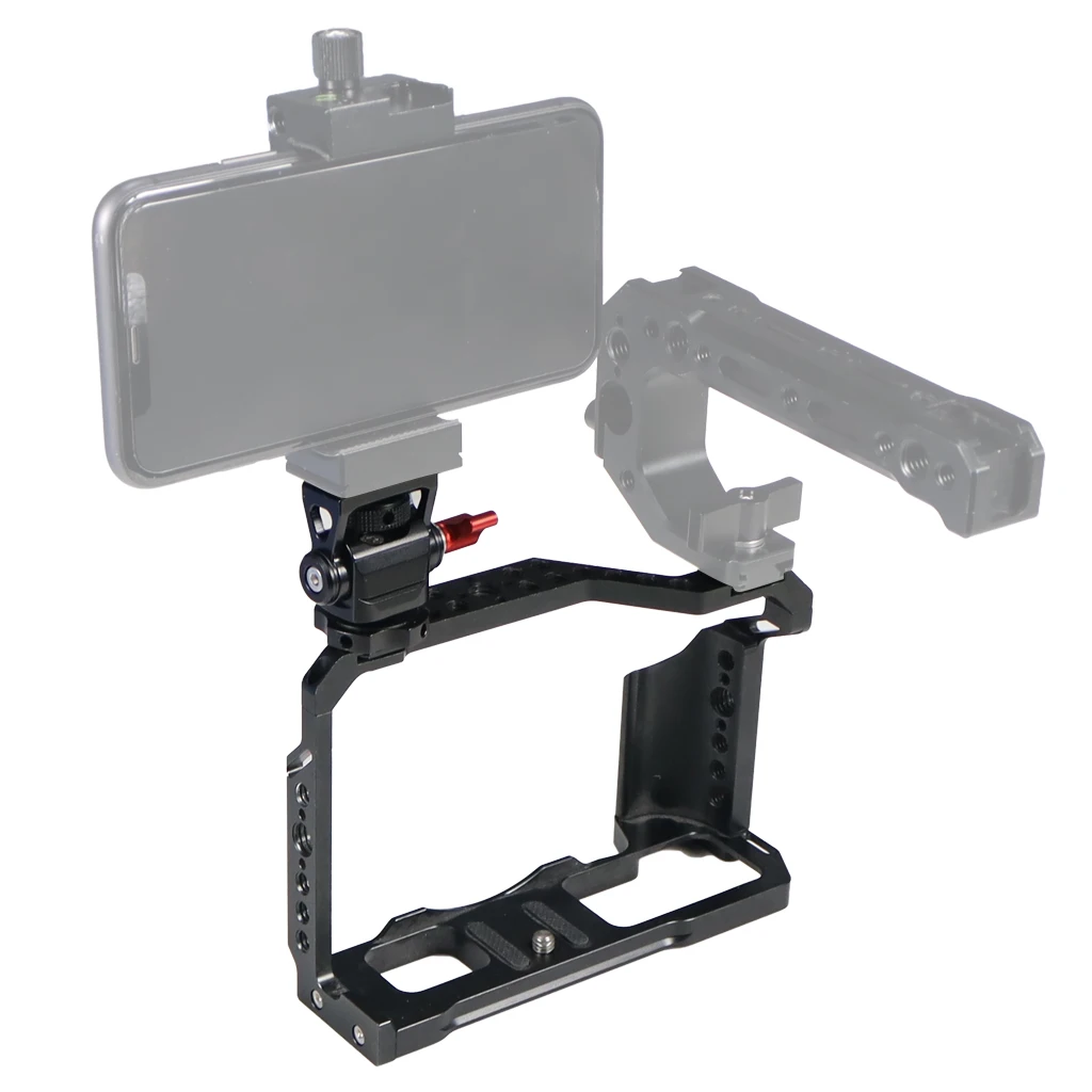 BGNing Aluminium Legierung Kamera Käfig Schutzhülle Stabilisator mit Kalten Schuh Halter für FUJI XT20/XT30 XT30II Kamera Schutzhülle – Detail 25