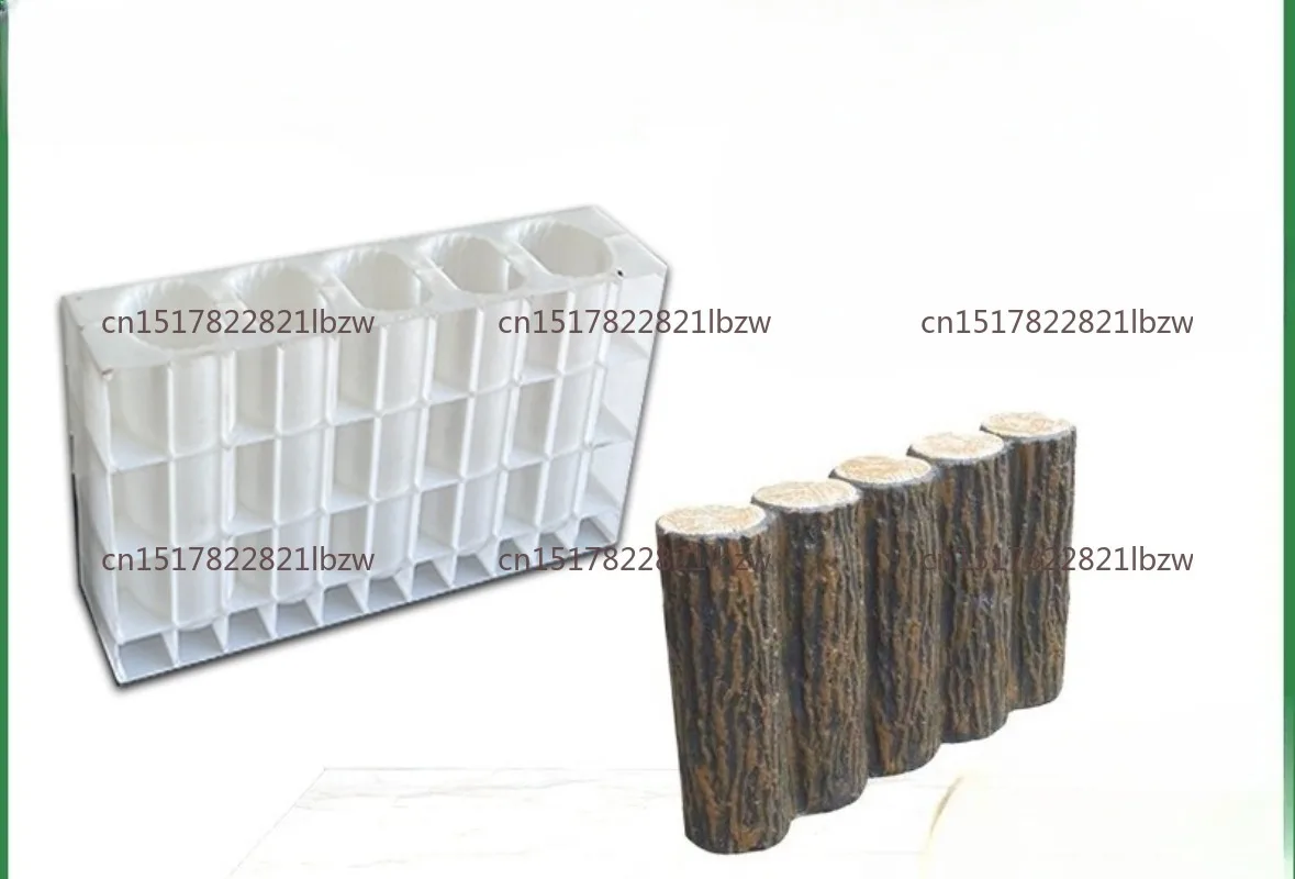 Imitation stump, stone & curb molds, thickened plastic flower troughs for courtyard