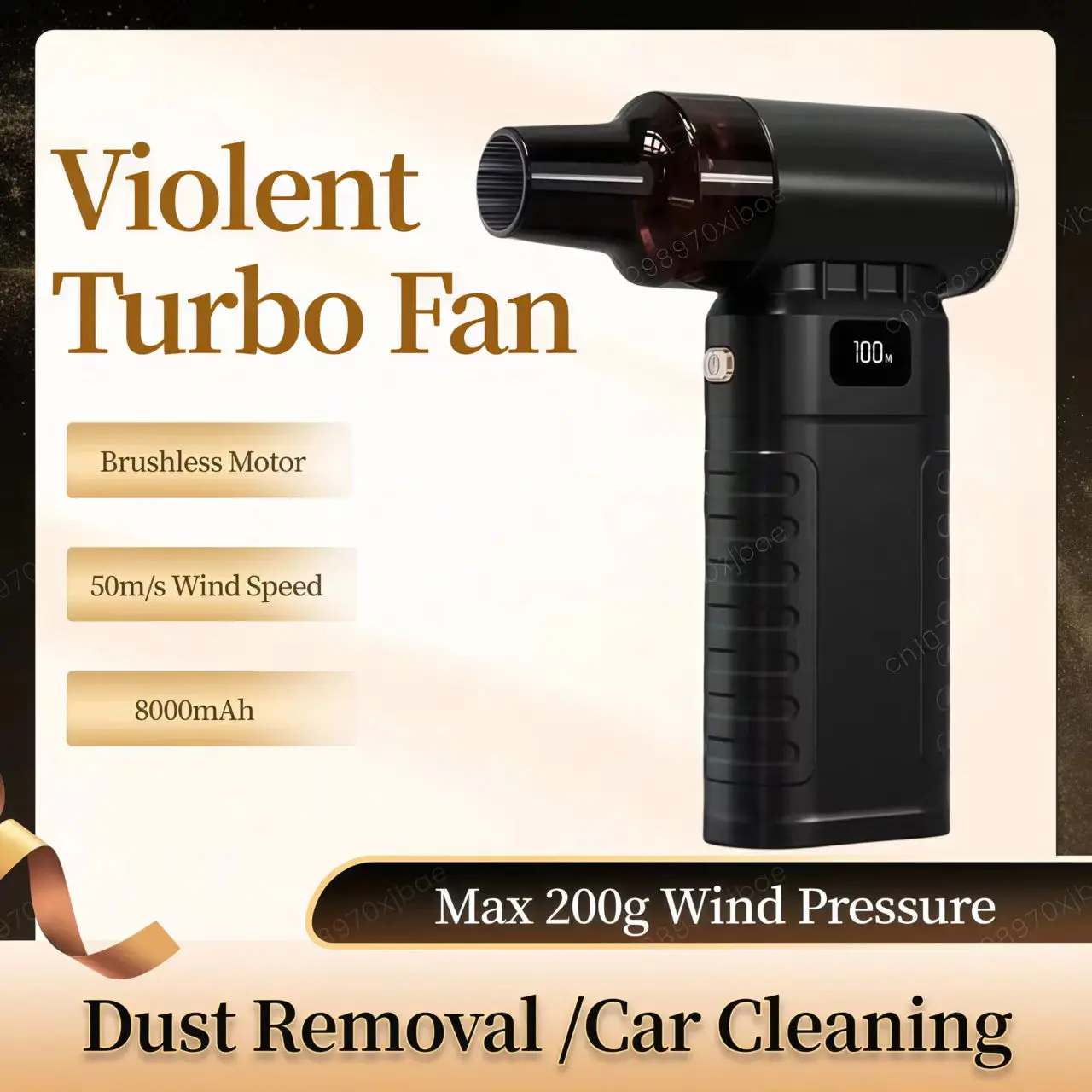 

Mini Air Blower Brushless Motor 90000RPM Portable Turbo Fan Speed Wind 50m/s Turbo Jet Blower Dust Removal Car Cleaning