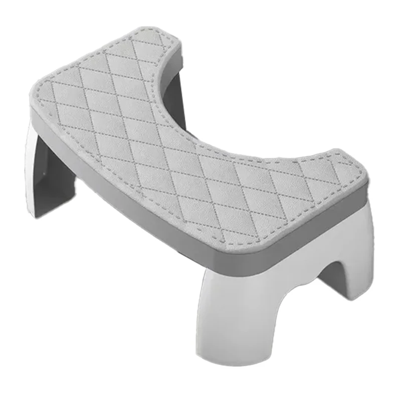 

Toilet Squat Stool Home Adult Bathroom Accessories Removable Non-Slip Toilet Seat Stool Grey