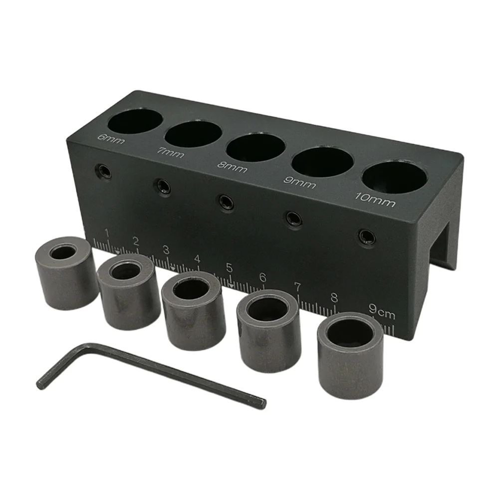 

Round Tube Hole Puncher Drilling Fixture Woodworking Locator Adjustable Metal Structure Precise Positioning Centerlines