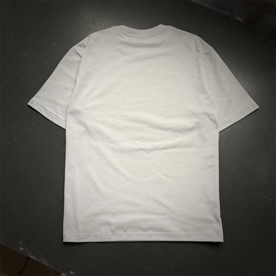 Summer Saint Letter Print Vintage Washed T-shirt Oversize High Street Casual Loose High Street Cotton Short Sleeved Comfortable