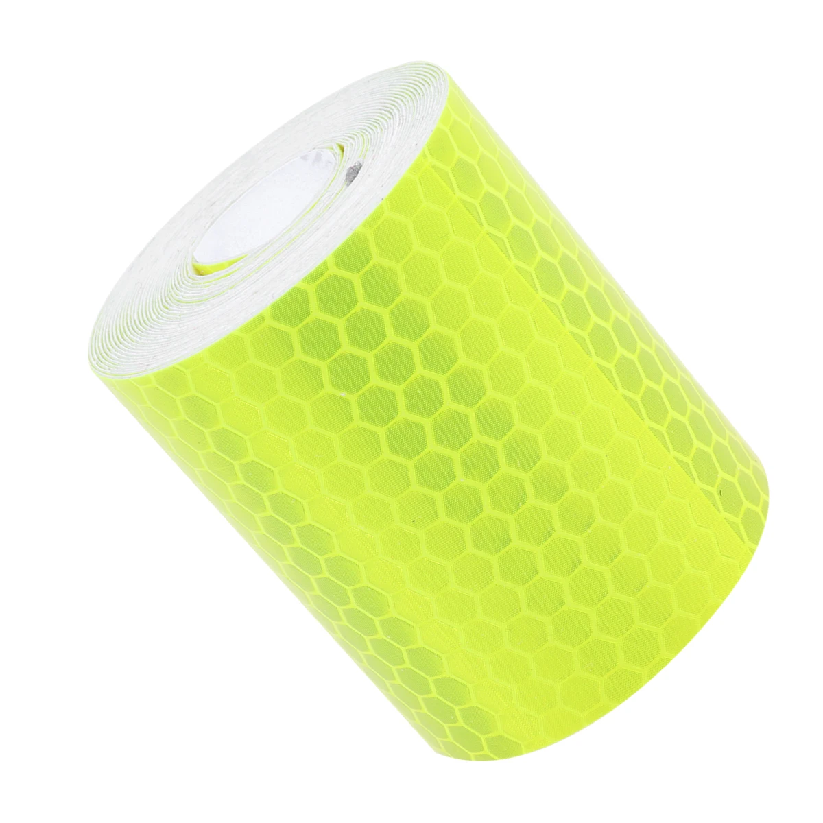 Reflective Tape Truck Mark Sticker Safety Warning Strips Yellow Waterproof Honeycomb Pattern High Reflection Long Life Easy