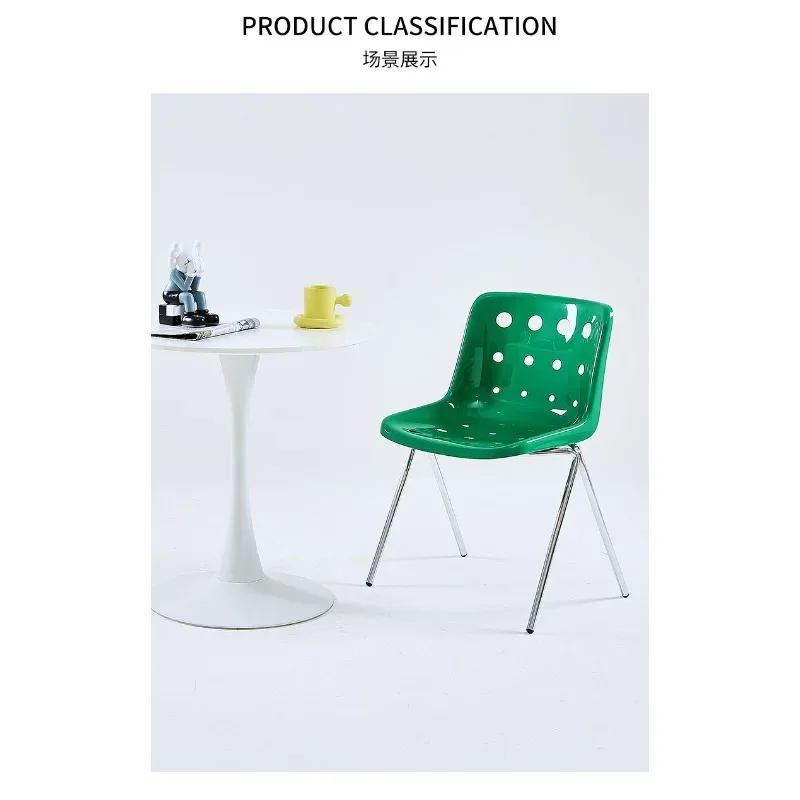 Second-hand Cheese Chair Korean Ins Style Restaurant Hole Chair Simple Coffee Shop Milk Tea Shop Backrest Nordic Stool