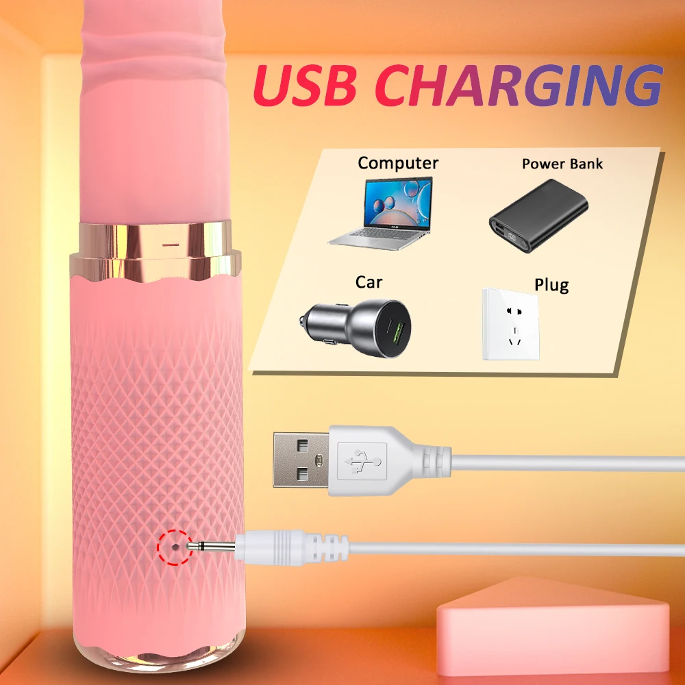 Dual motor Thrusting Dildo Vibrator For Women,Sex Toys Heating Function Clitoral Stimulator For Anal Stimulation Women Couples