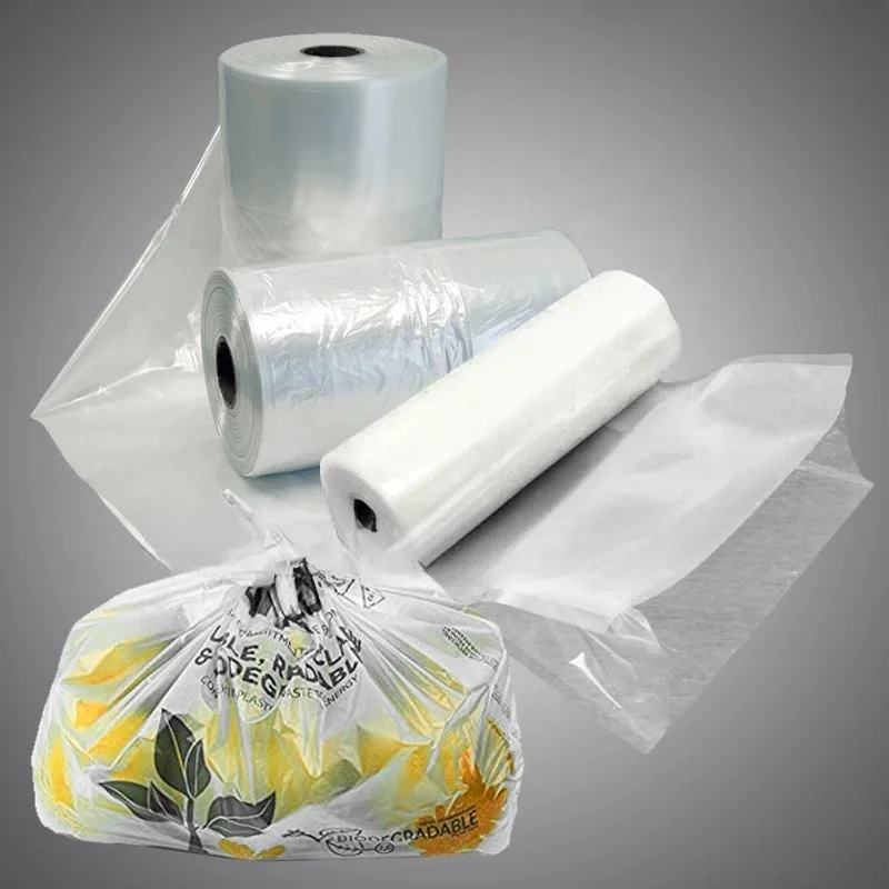 Stretch Wrap Film Transparent Plastic Bag with Handle for Kitchen Fruit Vegetables Freezer Food Packaging Disposable Wrap Film