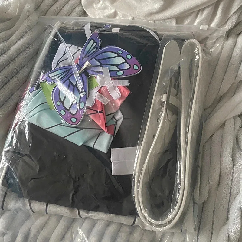 Kochou Shinobu Costume Cosplay Donne Adulte Kimono Uniforme Halloween