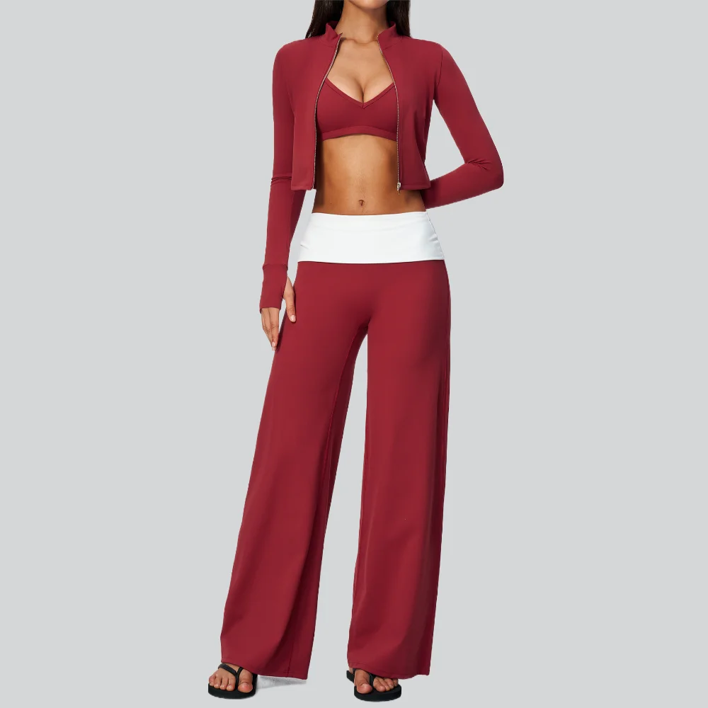 women-3-pcs-yoga-set-gym-clothing-fitness-suit-workout-tracksuit-running-sportswear-outfits-zip-jacket-wide-leg-pants-sports-bra