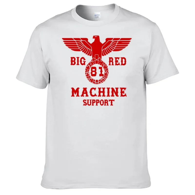 ادعم تي شيرت المحلي 81 Big Red Machine تي شيرت قطن 100% N08