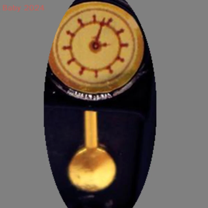 Horloge murale Vintage pour maison de poupée 1:12, pointeur de cadran, modèle miniature mobile, accessoires de salon, jouets de jeu pour enfants