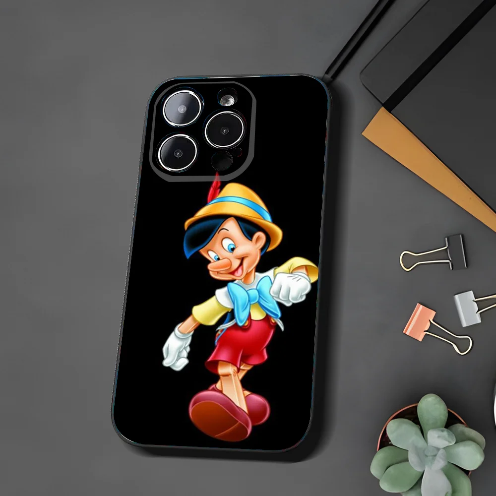 D-Disney Pinocchio Phone Case For Iphone 15 11 13 14 Pro Max 7 8 Plus X Xr Xs Max Se2020 12mini Cover Case