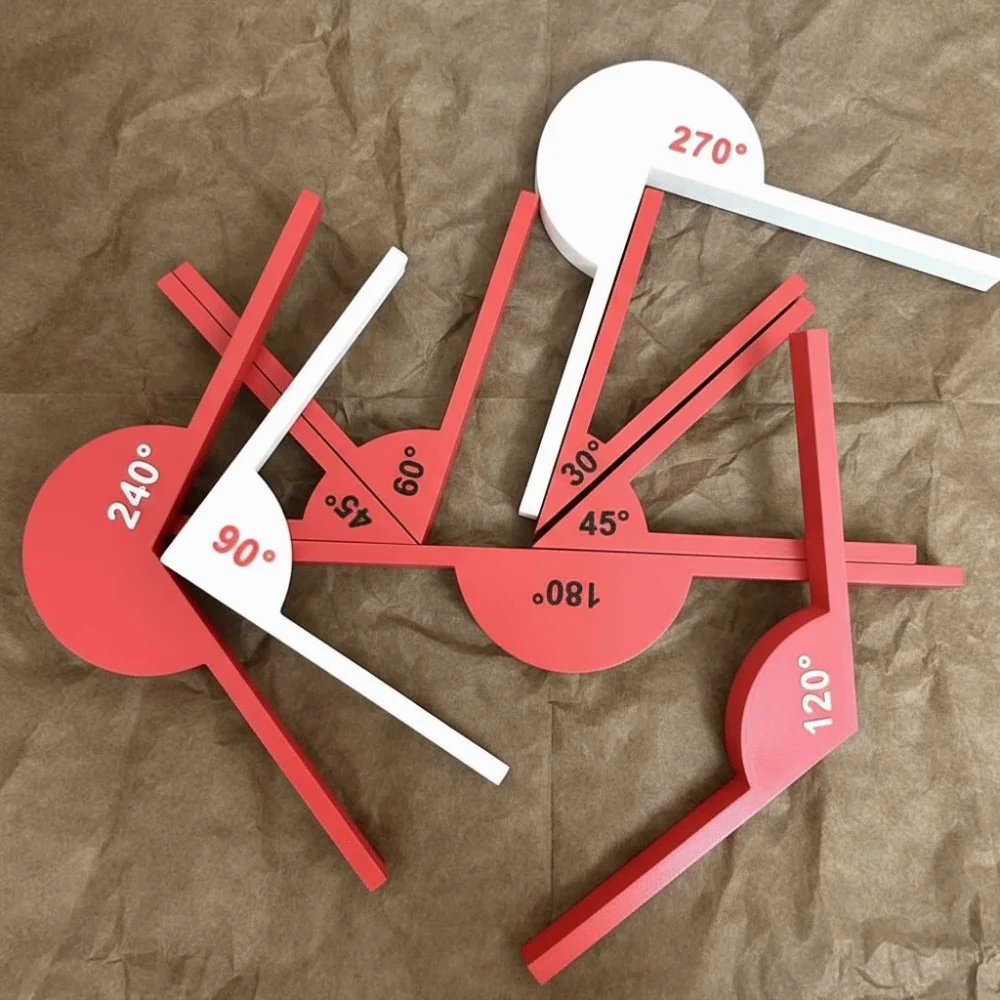 Angle Measurement Tools Teaching Tools Geometric Angle Display Instruments Educational Learning Tools Math Supplies