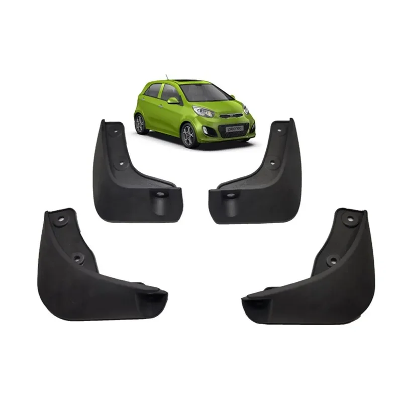 Mud Flaps Mudguard For KIA Picanto 2010-2018 PP Plastic Car Fenders Mudflaps Splash Guard Auto Parts Accessories