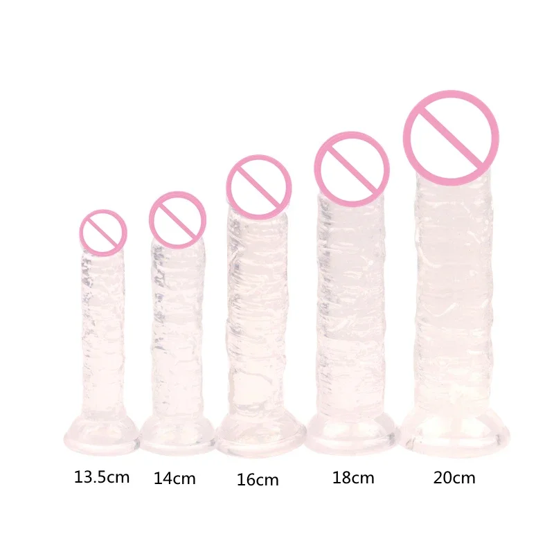 Dildos Erotic super suction Jelly Dildo Artificial G-spot Simulation Large Anus Anal plug Female penis masturbation