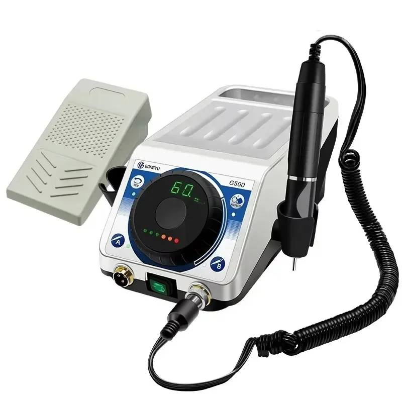 2027 AT-CM-047 with A23 nail dust collector vacuum for nail salon dental micro motor