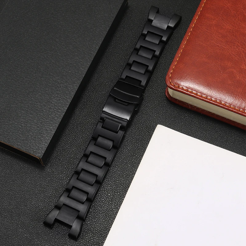 Plastic-steel Srtap Replaces The Heart Of Steel GST-300 400W110 210B S100G Series Silicone Watchband With Concave Interface 26mm