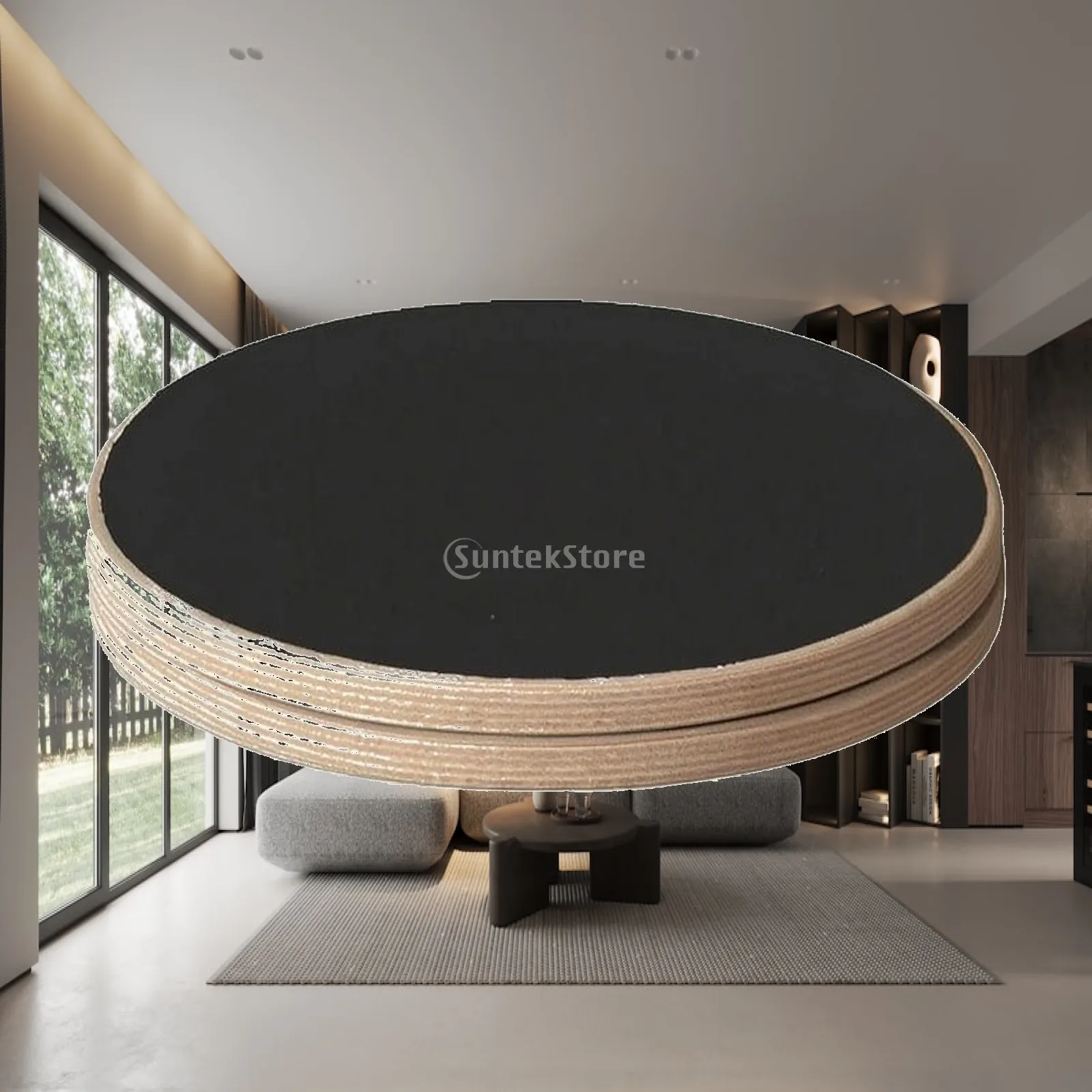 Wooden Balance Board Sturdy Rotating Balance Board Fitness Equipment Portable Wear-Resistant for Athletes, Home Gym